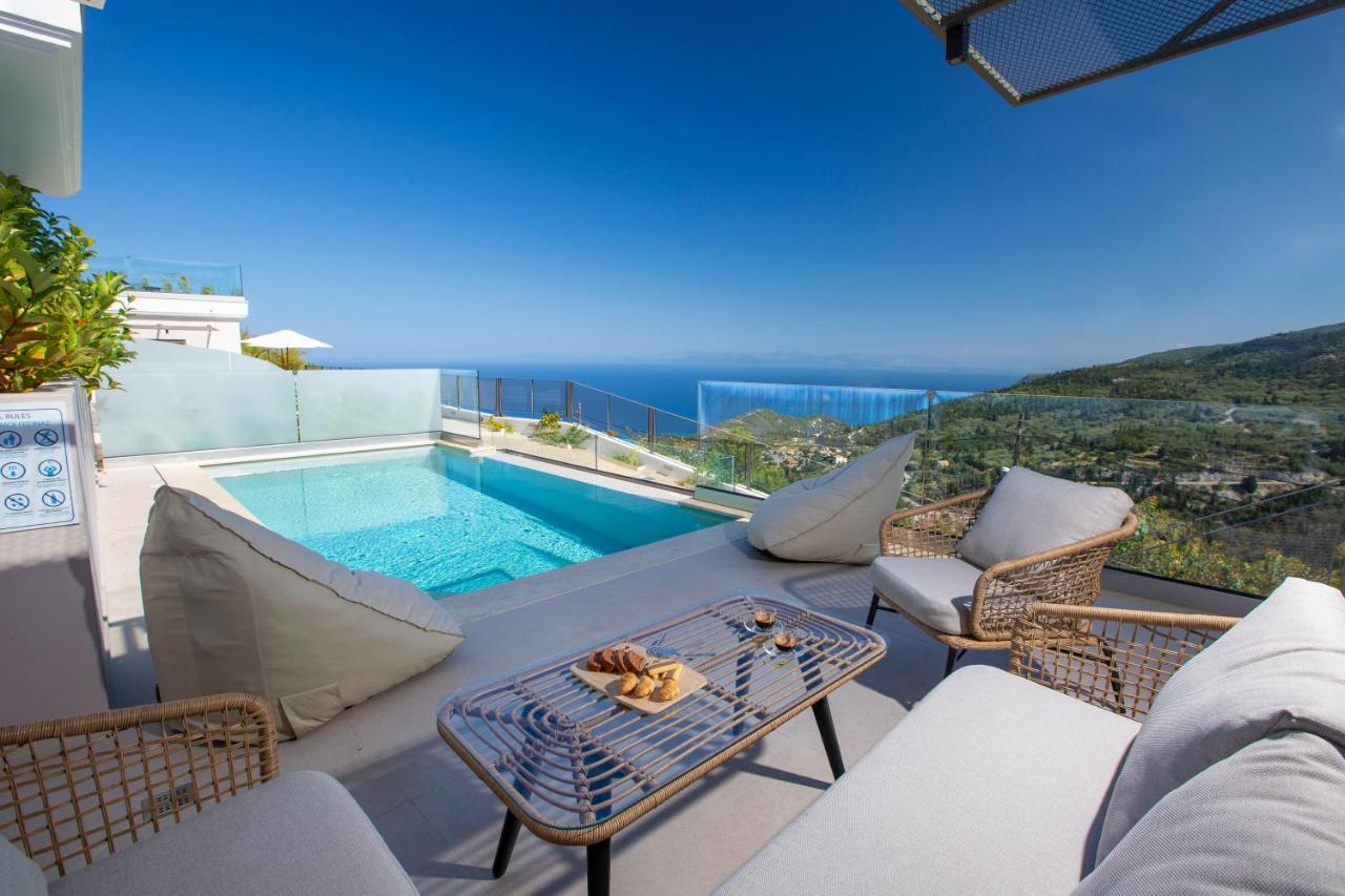 Inorato - Luxury Villa With Private Swimming Pool Kalamítsi 外观 照片
